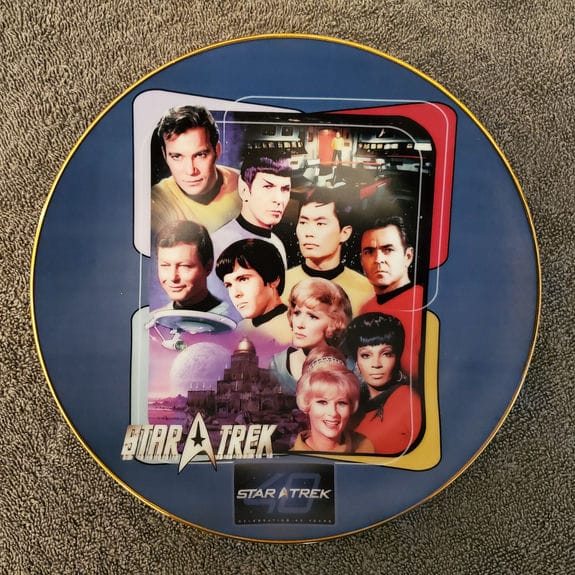 Star Trek Plates - CBS - 40th Anniversary - Crews