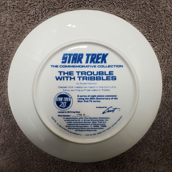 ERHC_20_COMM_ST_TOS_TroubleWithTribbles Plate - Back