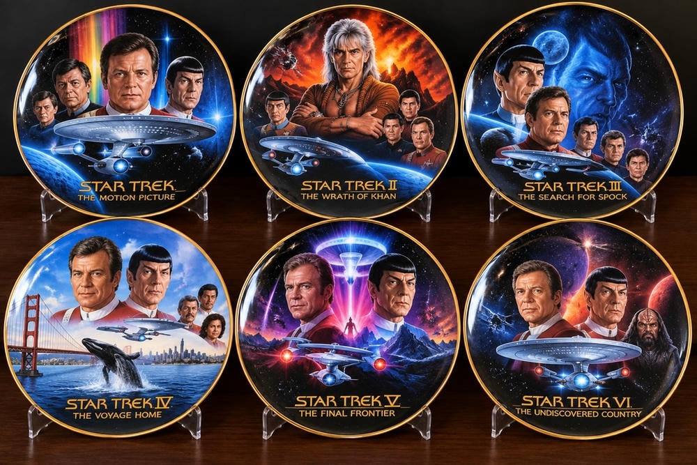 Star Trek - The Movies Plates Set - Front